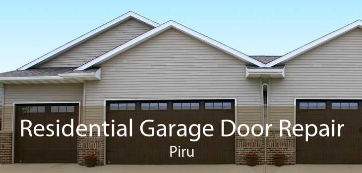 Residential Garage Door Repair Piru